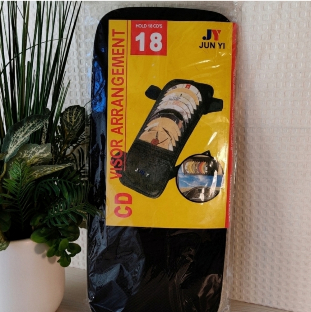 💰Jun Yi, Black Car Visor CD Holder/Organizer